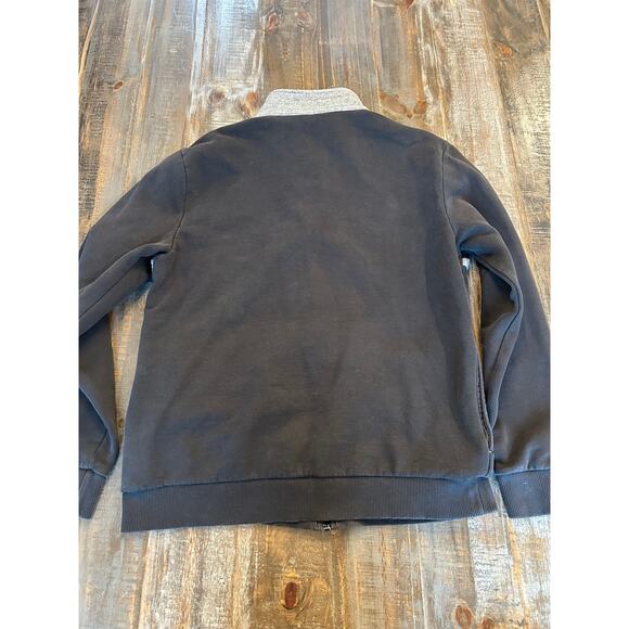 Calvin Klein Letter Block Logo Mens Full Zip Sweatshirt Size Medium Track Jacket - Picture 7 of 10